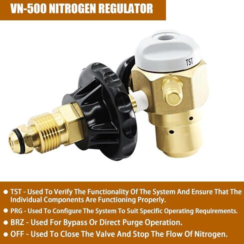 صمام التحكم في منظم تطهير النيتروجين VN-500 مع 500 رطل لكل بوصة مربعة لاختبار التسرب in Kuwait