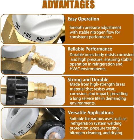 صمام التحكم في منظم تطهير النيتروجين VN-500 مع 500 رطل لكل بوصة مربعة لاختبار التسرب in Kuwait