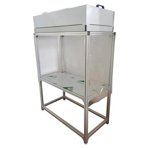 WYDDDARY Single Station Aluminum Laminar Flow Hood Air Flow Clean Workbench 47.24x23.62x59.06in Vertical Dust Free Room Workshop with HEPA Filter for Phone Repair Industry Optical Industry Laboratory in Saudi Arabia