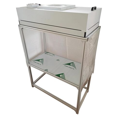 WYDDDARY Single Station Aluminum Laminar Flow Hood Air Flow Clean Workbench 47.24x23.62x59.06in Vertical Dust Free Room Workshop with HEPA Filter for Phone Repair Industry Optical Industry Laboratory in Saudi Arabia