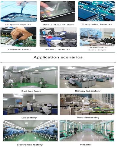 WYDDDARY Single Station Aluminum Laminar Flow Hood Air Flow Clean Workbench 47.24x23.62x59.06in Vertical Dust Free Room Workshop with HEPA Filter for Phone Repair Industry Optical Industry Laboratory in Saudi Arabia