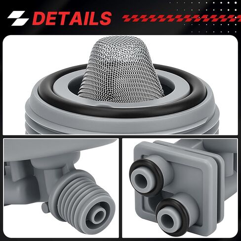 7187065 فوهة منقي المياه ومجموعة حشية تجميع Venturi المتوافقة مع Whirlpool، Kenmore، GE، North Star، Ecowater، Bosch، Morton، Rheem Replace 7165704 7214969 7253808 WS15X10027 7238450 in Kuwait