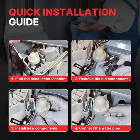 7187065 فوهة منقي المياه ومجموعة حشية تجميع Venturi المتوافقة مع Whirlpool، Kenmore، GE، North Star، Ecowater، Bosch، Morton، Rheem Replace 7165704 7214969 7253808 WS15X10027 7238450 in Kuwait