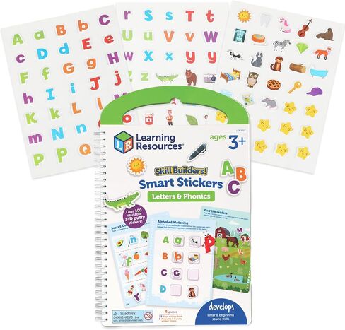 Learning Resources Skill Builders! Letter Quiz Wheel, Alphabet Flash Cards, Reading Games, Sight Words Flash Cards Kindergarten, Ages3+, 28 Pieces in Kuwait