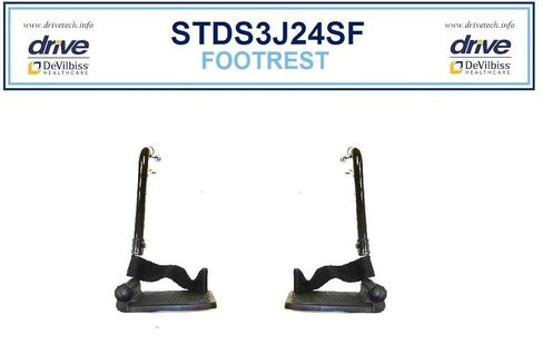 Drive Footrest for Wheelchair STDS3J24SF, 1 Pair in Saudi Arabia