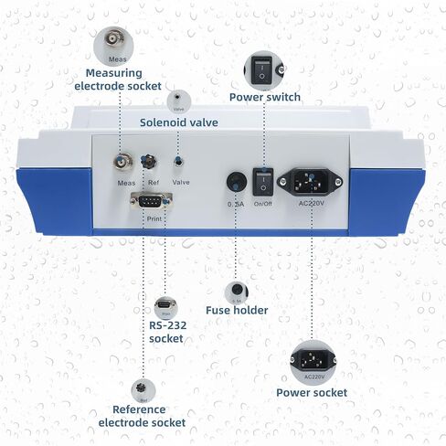 جهاز المعايرة التلقائي Ti-20 0~±1400 مللي فولت / 0~14.00 درجة حموضة ±0.03 درجة حموضة مجموعة الدقة/أوضاع MAT سحاحة زجاجية مختبر أساسي للتحليل الكيميائي والمياه in Kuwait