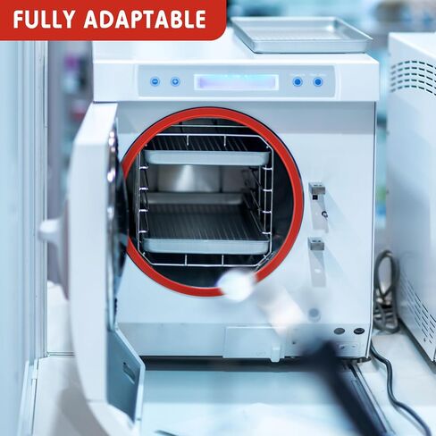 مجموعة حشيات الباب Pushglossy المكونة من قطعتين متوافقة مع معقمات البخار Midmark M11 Ultraclave وM11d، وتتضمن حشية الباب والسد، مصنوعة من السيليكون الاصطناعي عالي الجودة بنسبة 100% in Kuwait