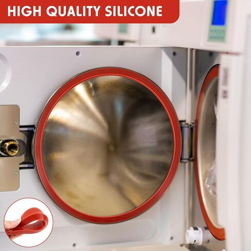 مجموعة حشيات الباب Pushglossy المكونة من قطعتين متوافقة مع معقمات البخار Midmark M11 Ultraclave وM11d، وتتضمن حشية الباب والسد، مصنوعة من السيليكون الاصطناعي عالي الجودة بنسبة 100% in Kuwait