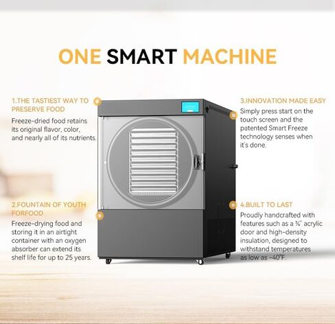 Freeze Dryer for Home Use, Advanced Vacuum Freezer for Freeze Drying Fruits, Vegetables, Meat and Snacks, Perfect for Daily Food Preservation Needs in Kuwait