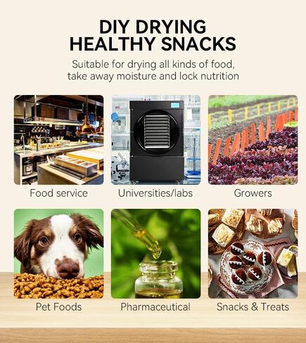 Freeze Dryer for Home Use, Advanced Vacuum Freezer for Freeze Drying Fruits, Vegetables, Meat and Snacks, Perfect for Daily Food Preservation Needs in Kuwait