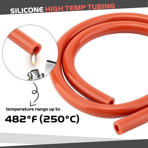Furnace Pressure Switch Hose, 3/16" ID x 19" Silicone Rubber Furnace High Temp Tubing Compatible with Rheem, Ruud, Weatherking Furnaces 79-21491-83 in Saudi Arabia