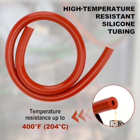 79-21491-83 خرطوم تبديل ضغط الفرن متوافق مع Rheem Ruud Weatherking، 3/16 بوصة معرف × 18 بوصة مفتاح ضغط فرن مطاطي عالي المرونة أنابيب درجة حرارة عالية in Kuwait