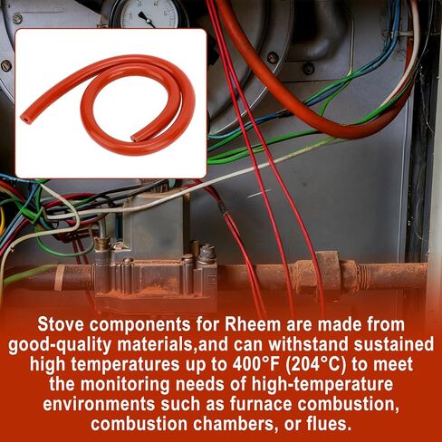 79-21491-83 خرطوم تبديل ضغط الفرن متوافق مع Rheem Ruud Weatherking، 3/16 بوصة معرف × 18 بوصة مفتاح ضغط فرن مطاطي عالي المرونة أنابيب درجة حرارة عالية in Kuwait
