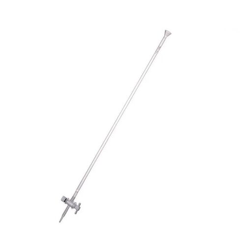 سحاحة 25 مل مع محبس PTFE فئة A معدات الكيمياء المختبرية الزجاجية الشفافة in Kuwait