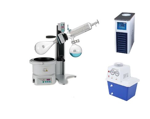 Rotary Evaporator with Universal Compatibility, Fast Lifting, Premium Construction, Ideal for Lab Distillation with Vacuum/Chiller Accessories in Kuwait