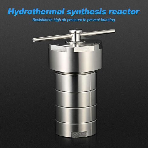 200ml Hydrothermal Autoclave Reactor, 304 Stainless Steel PTFE Lined Hydrothermal Synthesis Autoclave Reactor for Lab Hydrothermal Process Crystal Growth in Saudi Arabia