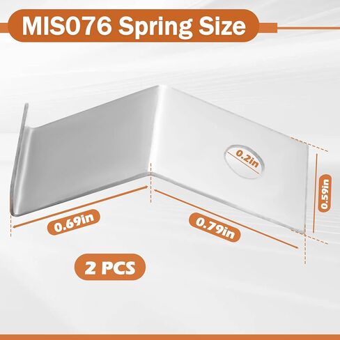 MIS076 Door Spring Compatible with Midmark Ultraclave Steam M9 M9D M11 M11D MIK072 MIK080, Door Spring Replacement for Midmark - Ritter MIS076, 2-Pack in Saudi Arabia