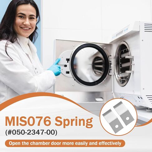 MIS076 Door Spring Compatible with Midmark Ultraclave Steam M9 M9D M11 M11D MIK072 MIK080, Door Spring Replacement for Midmark - Ritter MIS076, 2-Pack in Saudi Arabia