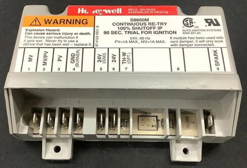 Replacement for Honeywell S8600M Ignition Control Module for Furnace OEM in Saudi Arabia