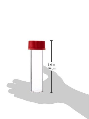 UVP Hybridizer 07-0194-01 زجاجة تهجين البورسليكات الزجاجية الصغيرة مع غطاء لفرن التهجين، قطر 35 مم × طول 150 مم in Kuwait