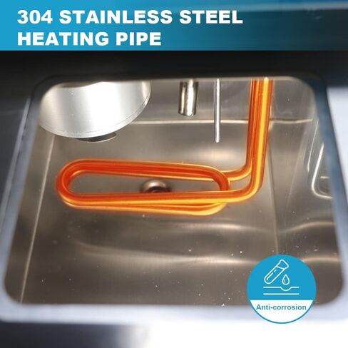 10L High-Temperature Lab Heated Circulator, 300℃ 110V Compact Water/Oil Bath for Reactor & Evaporator Heating - Precision Temperature Control & Versatile Laboratory Equipment in Kuwait