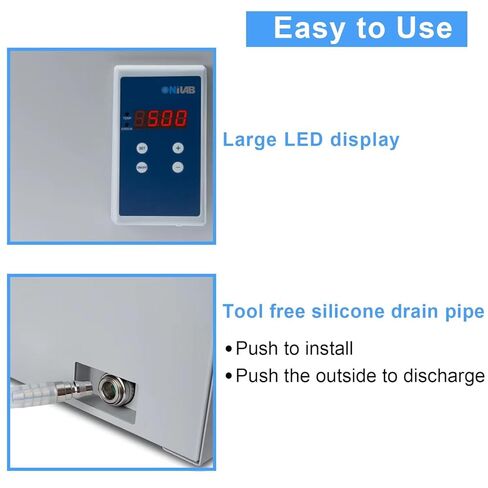 ONiLAB Scientific Digital Lab Water Bath Thermostatic Water Bath Heater 20L,1000W, RT-80°C(RT-176°F),110V in Saudi Arabia