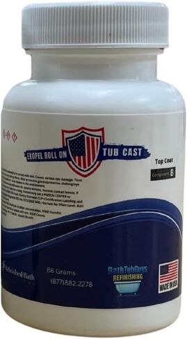 Refinished Bath Solutions Ekopel Roll On Tub Cast Top Coat Part B Replacement Bottle (1 Bottle) in Saudi Arabia