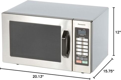 باناسونيك فرن ميكروويف قابل للبرمجة، 1000 واط، 0.8 قدم مكعب. قدم، الفولاذ المقاوم للصدأ؛ 120 فولت، 60 هرتز in Kuwait