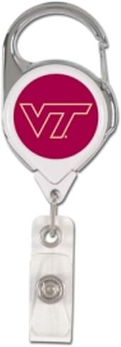 حامل شارة ممتاز قابل للسحب من WinCraft NCAA Virginia Tech Hokies، لون الفريق، مقاس واحد in Saudi Arabia