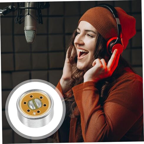 ميكروفون مكثف قلبي من DECHOUS 9745، عالي الحساسية لتقليل الضوضاء، كبسولة ميكروفون محمولة للبث المباشر والتسجيل in Kuwait