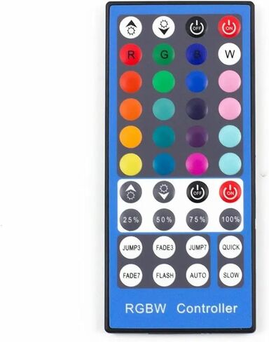 FDAVDNMG DC12-24V 2A*4 Channel 40 Key RGBW LED Controller Dimmer Infrared Remote Control for 5050 3528 RGB RGBW Led Flexible Light in Saudi Arabia