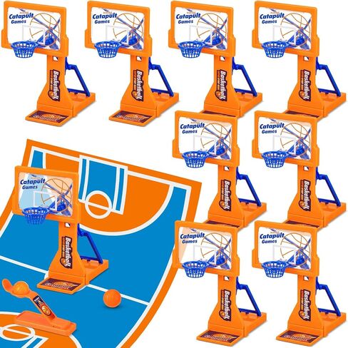 8 Pack Basketball Game Toys Tabletop Basketball Shooting Game Mini Desktop Basketball Game Gift Desk Games for Adults Office Relax Reduce Stress Basketball Prizes Party Favors Birthday Gift in Kuwait