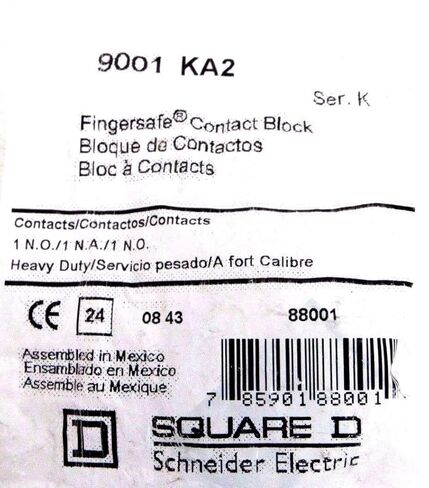 قطعة من قطعتين مربعتين D 9001-KA2 كتلة اتصال 9001KA2 Series K in Kuwait