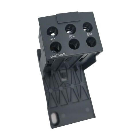 OEM LAD LAD7B106C LAD7B106 كتلة طرفية، طقم تثبيت منفصل، لـ LRD01 ~ LRD35 / LRD01C ~ LRD35C / LR3D01 ~ LR3D35 مرحلات التحميل الزائد in Kuwait