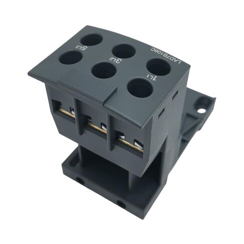 OEM LAD LAD7B106C LAD7B106 كتلة طرفية، طقم تثبيت منفصل، لـ LRD01 ~ LRD35 / LRD01C ~ LRD35C / LR3D01 ~ LR3D35 مرحلات التحميل الزائد in Kuwait