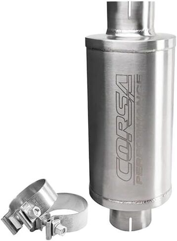 كورسا - 304 من الفولاذ المقاوم للصدأ 2.50 بوصة من سلسلة Pro المعبأة (Slip Fit) (6-8DB) مع مشبكين - مصقول (PKM2005) in Kuwait