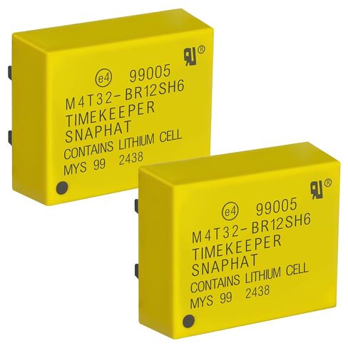 (Pack of 2) M4T32-BR12SH6 Oscillator Crystal 32.768 kHz 3V SOIC-28 - Compatible with Non-Volatile Clock Circuits for Industrial & Automotive Systems in Saudi Arabia