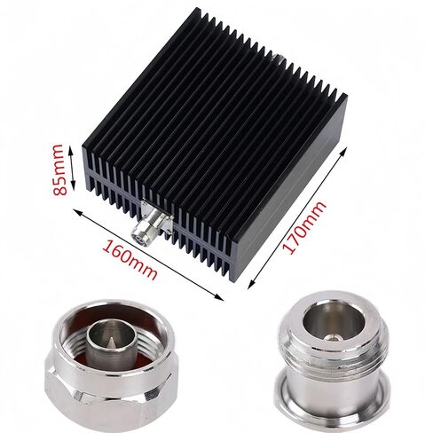 BECEN 40DB 200W N Attenuator, 200 Watt 50 Ohm Attenuator DC to 3Ghz ，Fixed Attenuator (200W 40DB) in Saudi Arabia