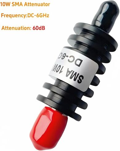 مخفف SMA 60 ديسيبل، مخففات SMA 6 جيجا هرتز 10 وات مع موصل ذكر إلى أنثى مخفف 50 أوم لراديو هام، اختبار (6 جيجا 60 ديسيبل) in Saudi Arabia