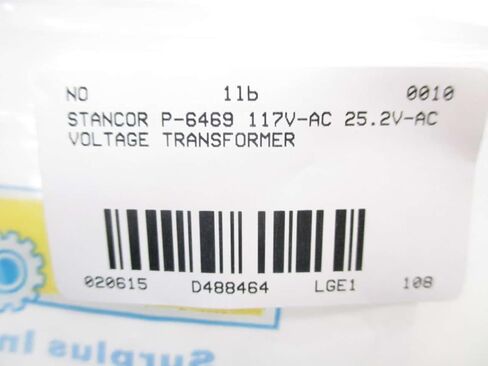 New STANCOR P-6469 117V-AC 25.2V-AC Voltage Transformer D488464 in Saudi Arabia