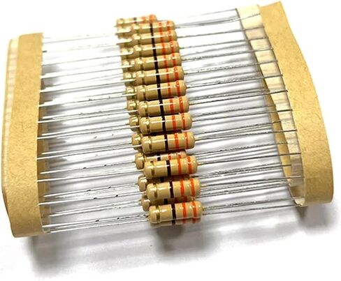 1W Carbon Film Resistor 3.3 3.6 3.9 33 36 39 330 360 390 Ohm R K 5% Resistance 3R3 3R6 3R9 3.3K 33K 39K 0.1R-3M 20Pcs(CF 1W 0.56R 20pcs) in Saudi Arabia