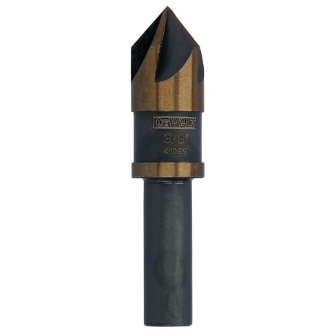 DEWALT 3/8 in. High-Speed Steel Countersink Drill Bit, Black and Gold, 82 Deg. Countersink Cutter (DWAMDB24CS) in Saudi Arabia