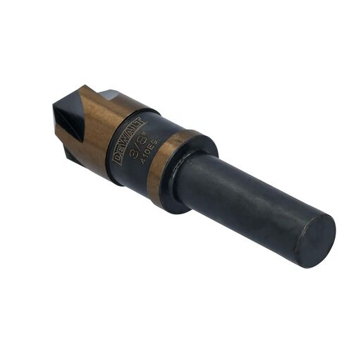 DEWALT 3/8 in. High-Speed Steel Countersink Drill Bit, Black and Gold, 82 Deg. Countersink Cutter (DWAMDB24CS) in Saudi Arabia