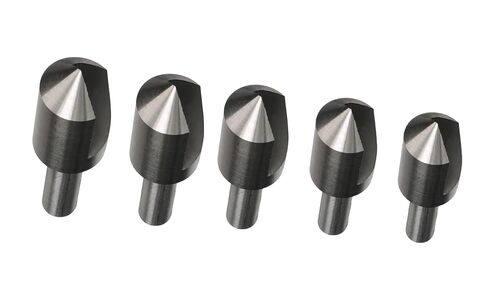Drill America 5 Piece Single Flute Countersink Set, Sizes: 1/4, 3/8, 1/2, 5/8 and 3/4, 82 Degrees in Saudi Arabia