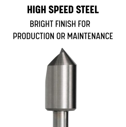 Drill America 5 Piece Single Flute Countersink Set, Sizes: 1/4, 3/8, 1/2, 5/8 and 3/4, 82 Degrees in Saudi Arabia