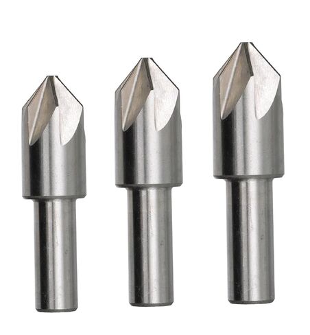 Drill America 5 Piece Single Flute Countersink Set, Sizes: 1/4, 3/8, 1/2, 5/8 and 3/4, 82 Degrees in Saudi Arabia