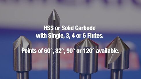 Drill America 5 Piece Single Flute Countersink Set, Sizes: 1/4, 3/8, 1/2, 5/8 and 3/4, 82 Degrees in Saudi Arabia
