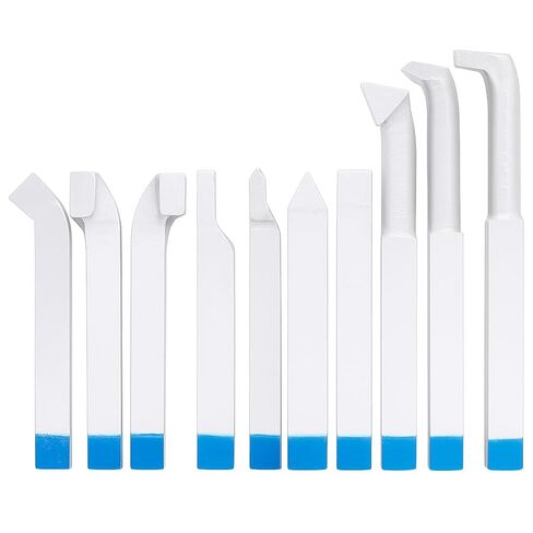 7PCS 5/16" Welding Carbide Lathe Tool Set, YT15 Brazed Carbide Tip Turning Tools for Metal, Steel and Cast Steel, 8mm Lathe Cutter Set for Metalworking, External & Internal Turning, Threading, Parting in Saudi Arabia