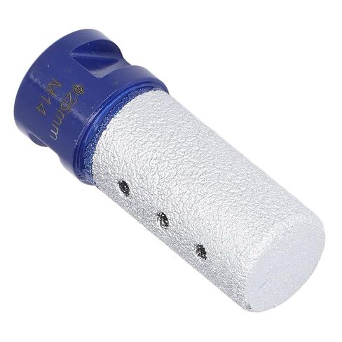 Generic Vacuum Brazed M14 Threaded 25mm Tungsten Carbide Finger Milling Bit for Angle Grinder, Straight Cut, 1 Flute in Saudi Arabia