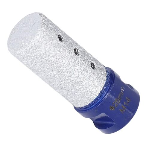 Generic Vacuum Brazed M14 Threaded 25mm Tungsten Carbide Finger Milling Bit for Angle Grinder, Straight Cut, 1 Flute in Saudi Arabia